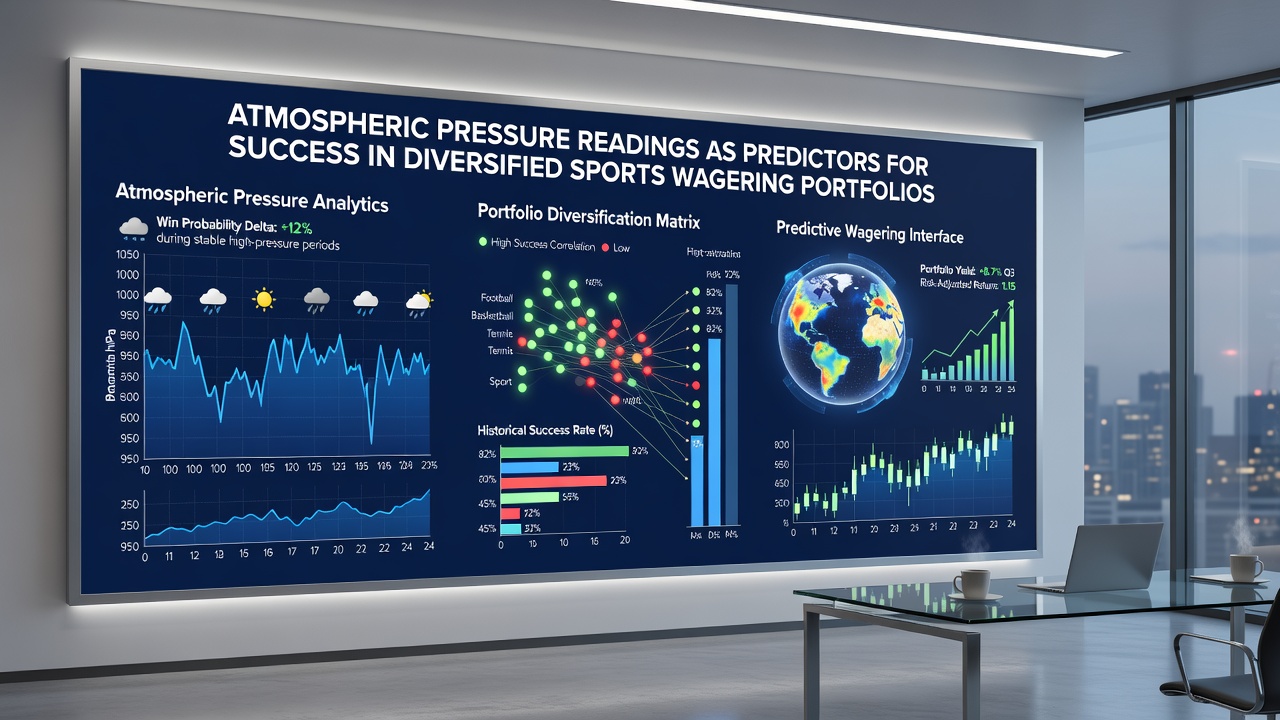 Detailed chart showing pressure trend lines matched against historical betting outcomes in diversified sports portfolios