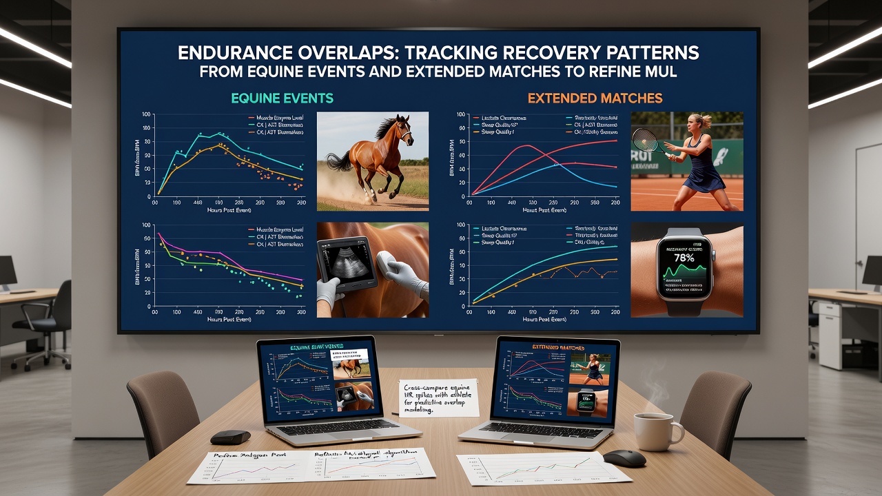 Graph illustrating overlapping recovery curves between horse racing and multi-set tennis for accumulator planning