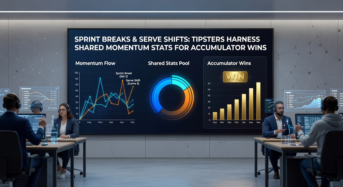 Close-up of tennis player serving intensely while overlaid graphs show horse sprint momentum curves aligning in real-time betting software