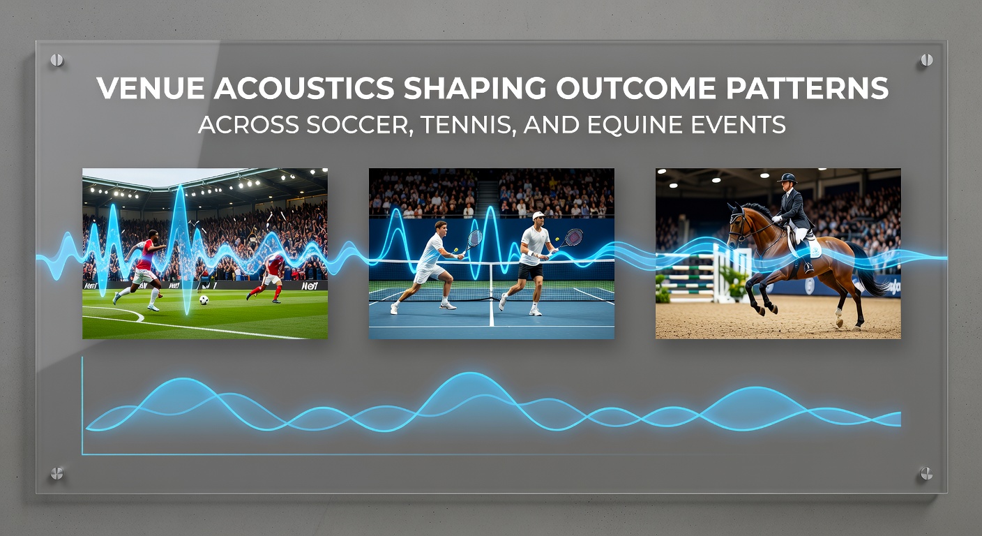 Acoustic mapping of crowd noise effects on tennis courts and racetrack starting gates